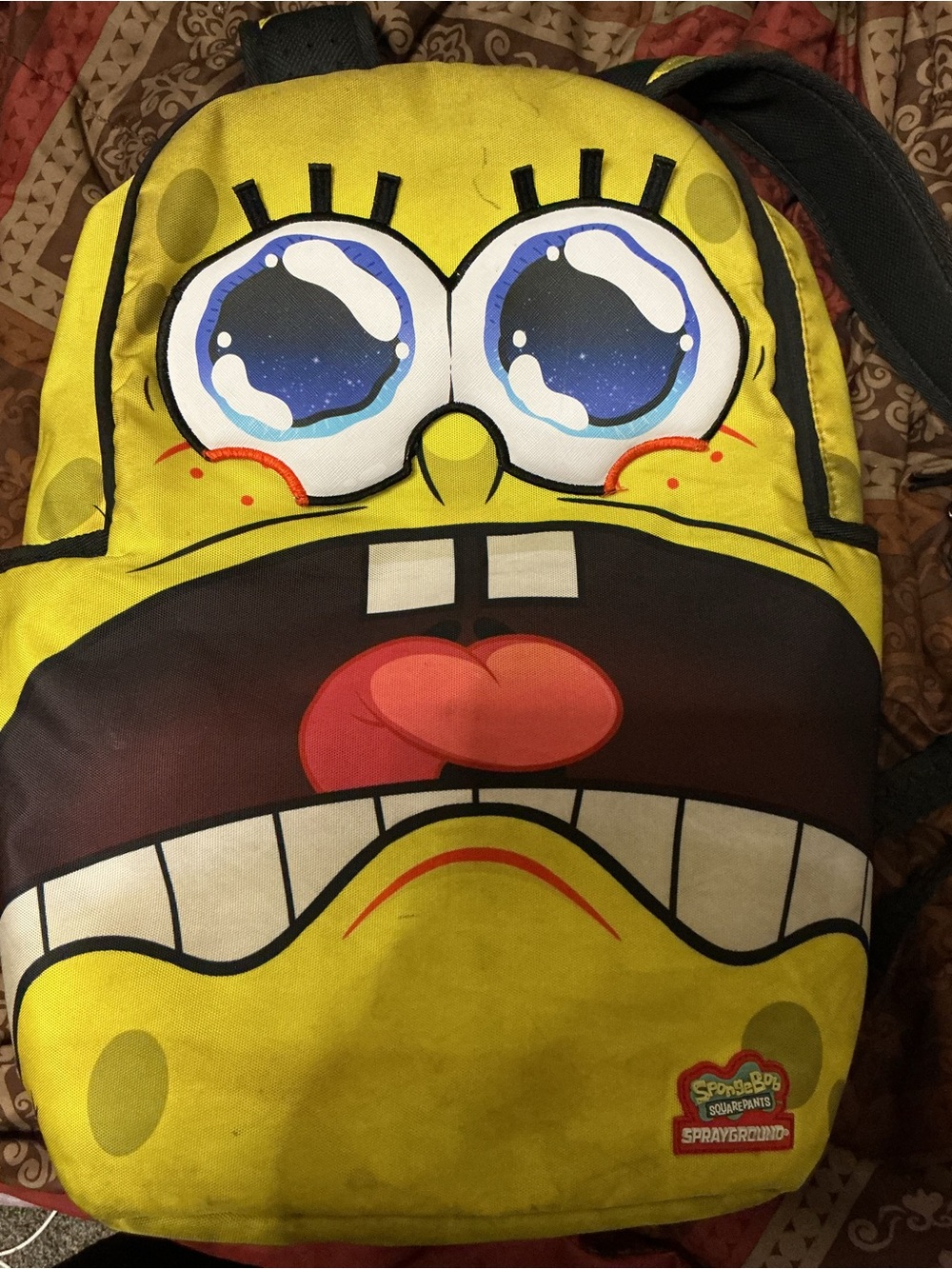 Sprayground SpongeBob Character Backpack, limited edition.